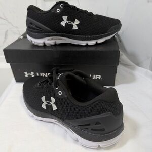 Under Armour Black and White Athletic Sneakers